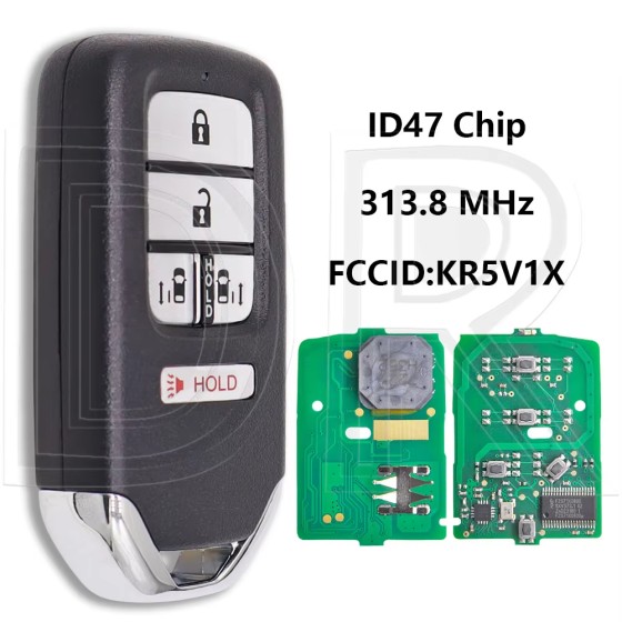 2014-2017 Honda Odyssey / 5-Button Smart Key / PN: 72147-TK8-A81 / KR5V1X (AFTERMARKET)